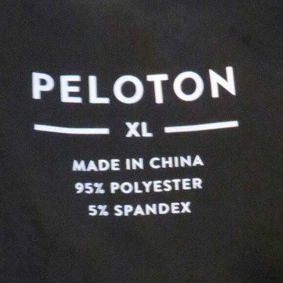 PELETON Black Century Ride Workout Tee. Size XL. - Picture 2 of 4